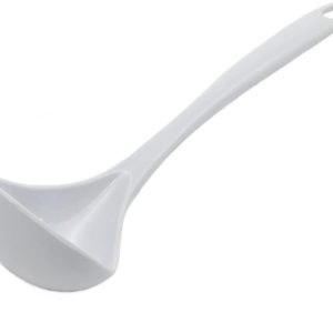 Basic Melamine Cooking Ladle, 10.5 Inch, White