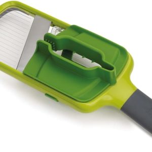 Multi-Grip Hand-held Kitchen , Fruit and Vegetable Slicer with Food Grip and Adjustable Blades, Dishwasher Safe