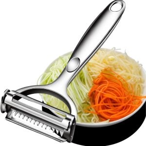 Multifunction Vegetable Peeler Julienne Peeler for Kitchen (2-in-1 peeler)