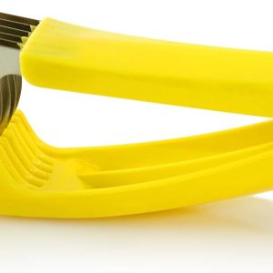 Banana Slicer, + Stainless Steel Fruit and Vegetable Salad Peeler Cutter Kitchen Tools For Banana,Strawberry,Grape（1 pcs）